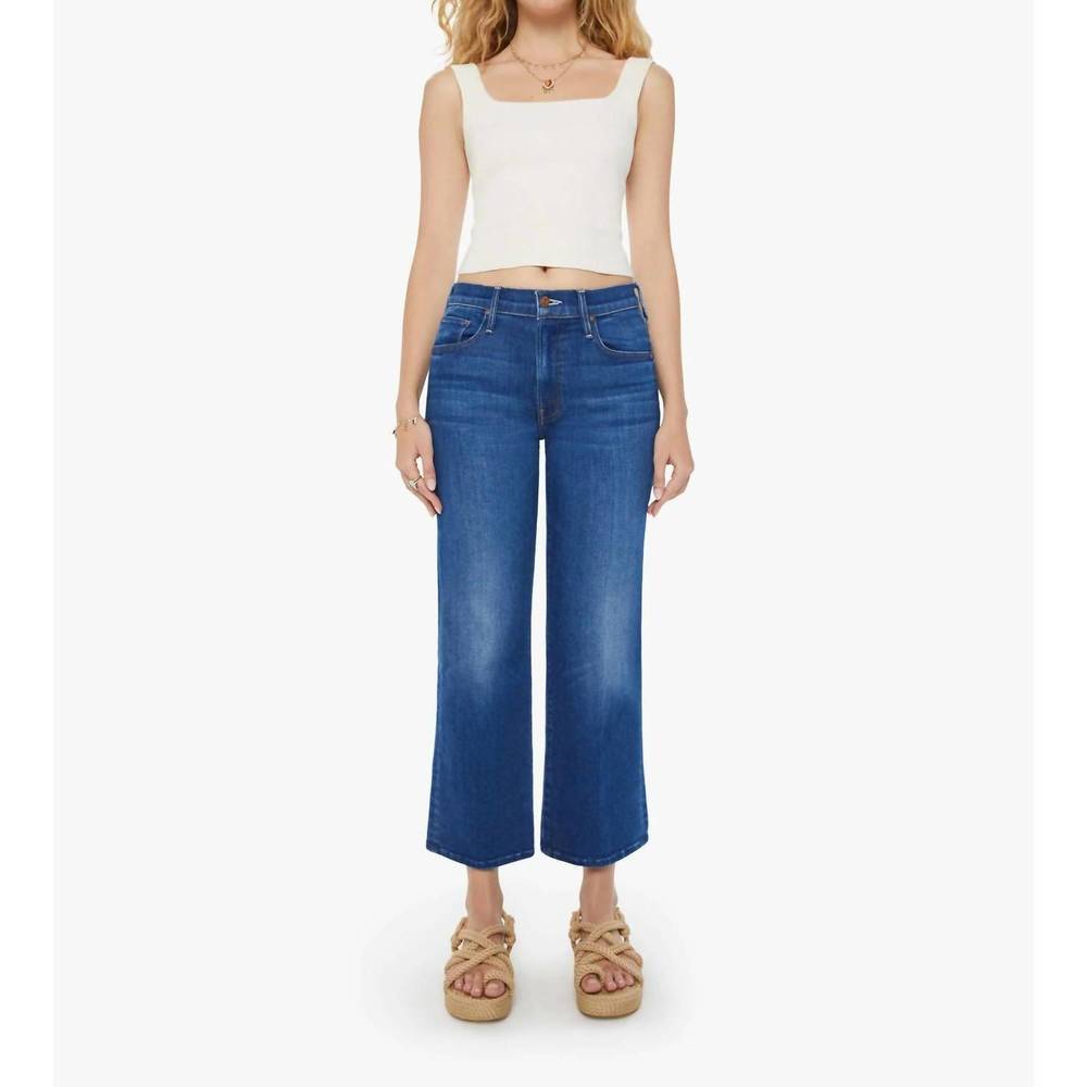 NEW MOTHER mid rise rambler zip ankle jean in coastal colors